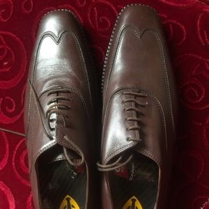 Toschi Brown Leather Carbonlite Shoes